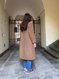Cappotto marrone chiaro