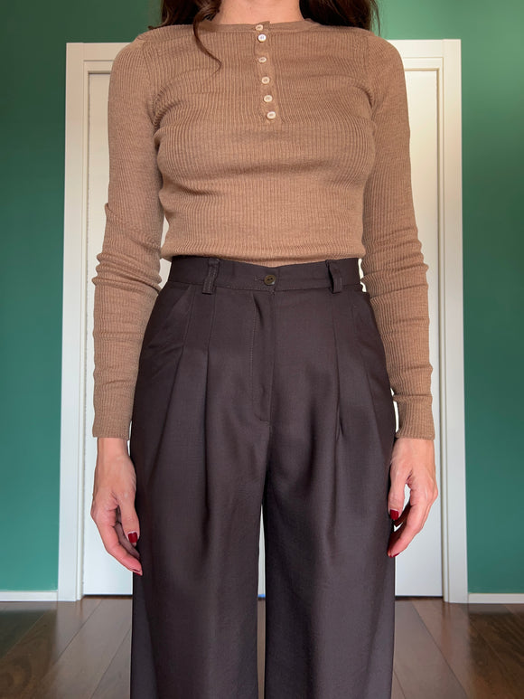 Pantalone Alberto marrone