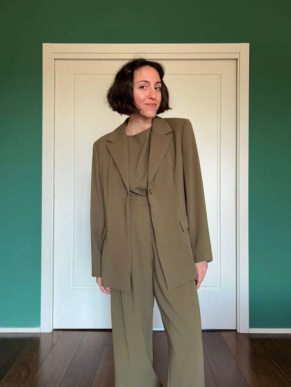 PRE ORDINE • Blazer sartoriale verde militare