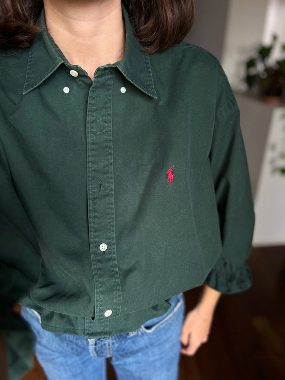 Camicia Gilbi Ralph Lauren verde bottiglia