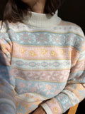 Maglione romantico colori pastello