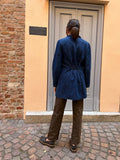 Giacca lunga denim