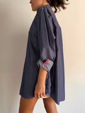 Camicia Tommy Hilfiger color denim