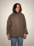 Giacca di lana marrone