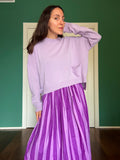 Set gonna + maglione • lilla e viola