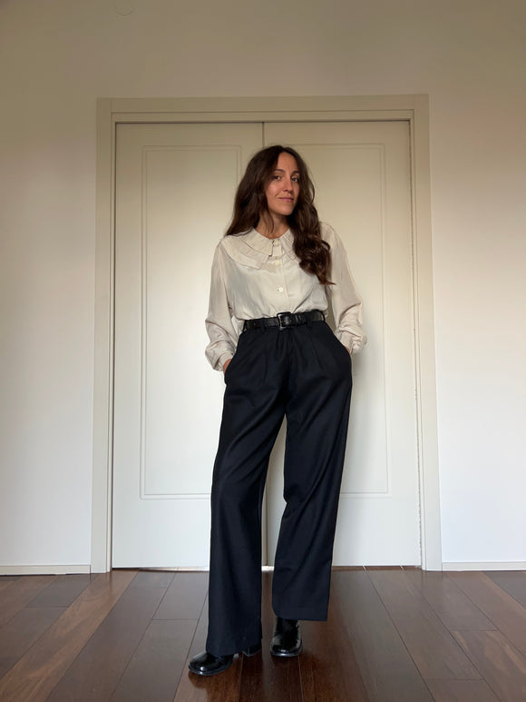 PRE ORDINE • Primo Pantalone lana nero