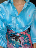 Combo pareo + camicia Ralph Lauren • turchese e rosa