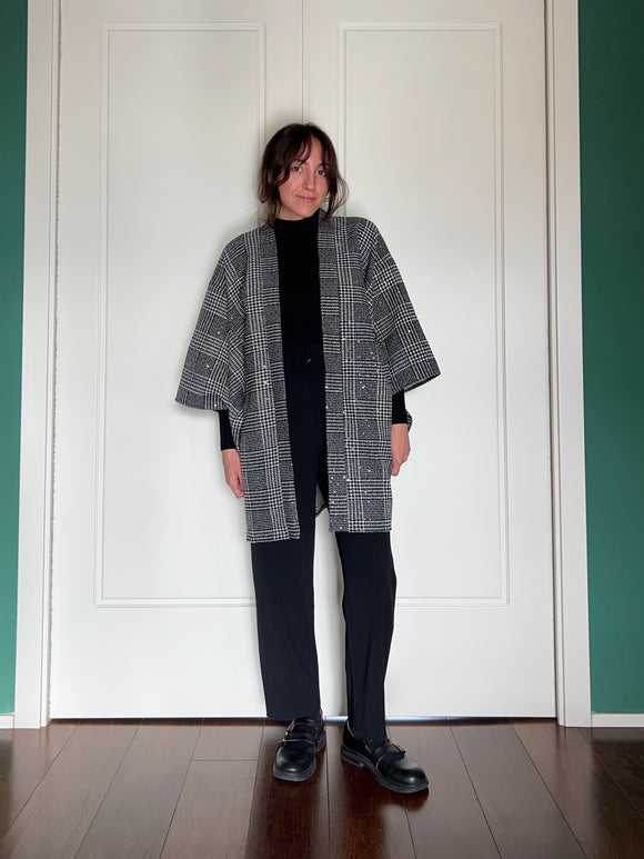 PRE ORDINE • Kimono principe di Galles luccicante