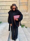 Cappotto sartoriale corto nero