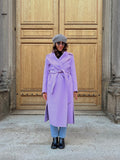 Cappotto sartoriale lilla