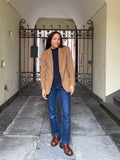 Blazer cammello cachemire