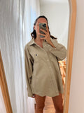 Combo pareo + camicia Ralph Lauren • senape e beige