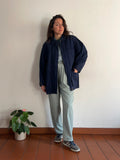 Giacca di cotone blu