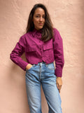 PRE ORDINE • Camicia corta ciclamino