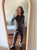 Completo marrone con gilet
