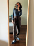 Completo marrone con gilet
