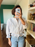 Camicia Gilbi Ralph Lauren righe grigine