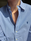 Camicia Ralph Lauren righine blu