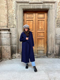 Cappotto sartoriale blu