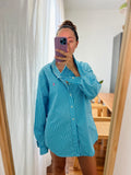 Combo pareo + camicia Ralph Lauren • turchese e rosa