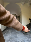 Cappotto marrone chiaro