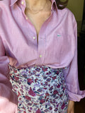 Combo pareo + camicia Lacoste • malva