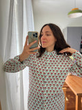 Camicia di cotone papaveri