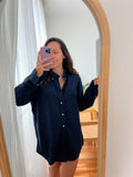 Combo pareo + camicia Ralph Lauren • blu fiorellini