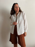 Camicia di lino bianca