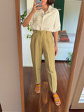 Pantalone taglio maschile a righe