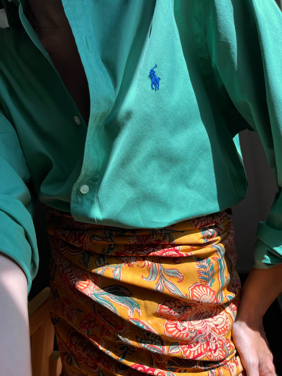 Combo pareo + camicia Ralph Lauren • verde e senape