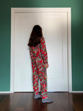 Pigiama rosso leopardi