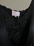 Completino di seta nero coulisse