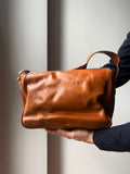 Borsa cuoio chiaro