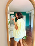 Camicia di cotone butter yellow