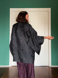 PRE ORDINE • Kimono jacquard nero