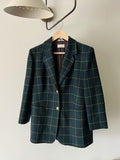 Blazer verde quadri gialli