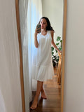 Abitino bianco con balza