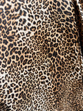 Abito con cintura lungo leopardato