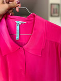 Camicia fuxia di seta