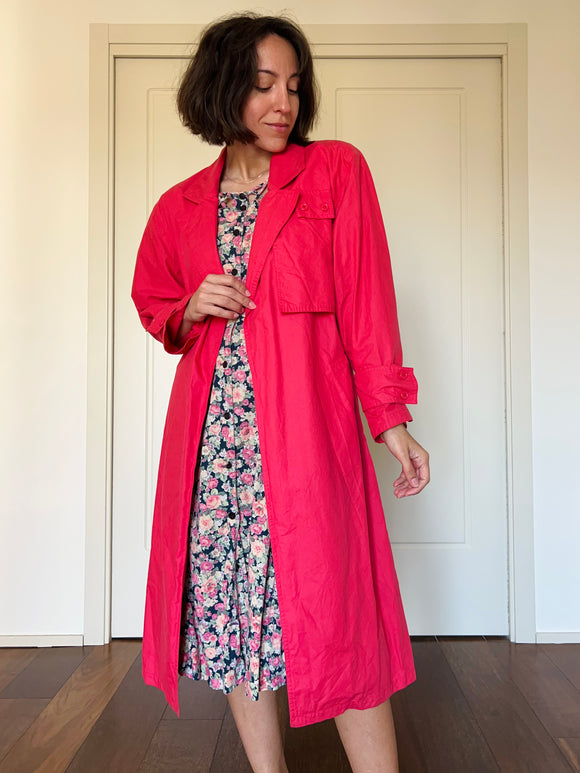 Trench corallo anni 80