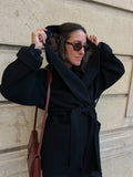 Cappotto sartoriale corto nero