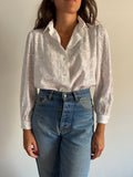 Camicia bianca tutta ricamata