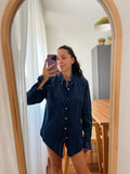 Combo pareo + camicia Ralph Lauren • blu e arancione