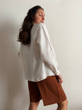 Camicia di lino bianca