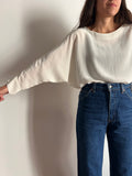 Blusa di seta avorio