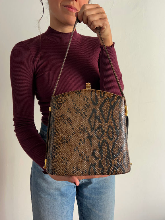 Borsa rigida rettile