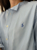 Camicia Gilbi Ralph Lauren righe bianche e azzurre