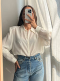 Camicia bianca trama lavorata