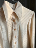 Camicia anni 70 crema 2